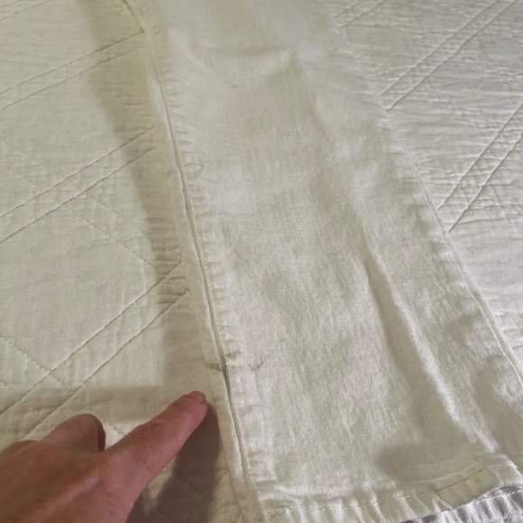 POLO RALPH LAUREN JEANS DENIM PANTS 34 30 WHITE SLIGHHT STRETCH -SULLIVAN SLIM - Picture 9 of 10